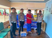 Sat Lantas Polres Jeneponto Laksanakan Baksos Sambut Hari Ulang Tahun Lalulintas Bhayangkara Ke 70 Tahun