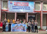 Kasat Lantas Polres Toraja Utara Pimpin Anjangsana Ke Panti Asuhan Kristen Tangmentoe