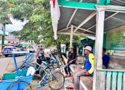 Ajak Tertib Berlalu Lintas, Sat Lantas Polres Majene Gelar Penyuluhan di Pangkalan Becak Siamasei