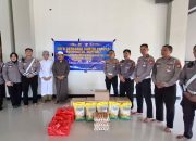 Sat Lantas Polres Jeneponto Gelar Doa Bersama dan Salurkan Sembako di Ponpes Roudhatul Huffadz
