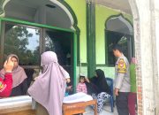 Cegah Stunting, Bhabinkamtibmas Polsek Banggae Dampingi Kegiatan Posyandu Beringin di Kelurahan Baurung