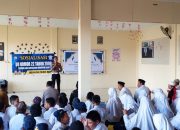 Sat Lantas Polres Maros Sosialisasikan UU Lalu Lintas kepada Pelajar SMP/MTS DDI Alliritengae