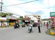 Jamin Kelancaran Arus Lalu Lintas, Personel Satlantas Polres Majene Gelar Commander Wish