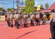 Perkuat Kesiapan Personel, Polres Sinjai Rutin Gelar Latihan Dalmas.