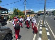 Pengaturan Siang Sat Lantas Polres Parepare, Beri Perlindungi Pelajar Saat Pulang Sekolah