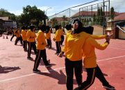 Hari Ke-2, Polres Sinjai Gelar Tes Kesamaptaan Jasmani dan Ujian Beladiri Polri.