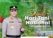 Kapolres Gowa Beserta Staf dan Jajaran Mengucapkan Selamat Hari Tani Nasional 2025