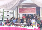 Kapolres Tana Toraja Hadiri Pemusnahan Barang Bukti yang Digelar oleh Kejari Tana Toraja