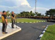 Kapolda Sulbar Pimpin Langsung Senam Bangun Gimistri dan Aksi Bersih-Bersih Mako Bersama Personel