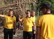 Polres Maros Laksanakan Kerja Bakti Persiapkan Panen Raya Jagung Serentak Kuartal III di Bantimurung