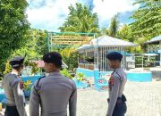 Personel Samapta Polres Majene Gelar Patroli Kamtibmas di Objek Wisata Puncak Raja Bunga