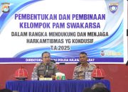 Dit Binmas Polda Sulbar Gelar Pembinaan Kelompok Pam Swakarsa di Polres Majene