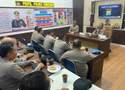 Kapolres Enrekang Pimpin Anev Bersama Pejabat Utama, AKBP Hari Budiyanto : Tingkatan Kedisiplinan Dalam Bekerja