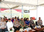 Dukung Ketahanan Pangan, Polres Enrekang Panen Raya Jagung Kuartal III
