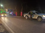 Sat Lantas Polres Enrekang Laksanakan Patroli Blue Light