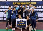 Jadi Atlet, Kasat Reskrim Polres Selayar Sukses Antar Tim Polda Sulsel Juara Bulutangkis Piala Gubernur