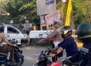 Polantas Bone Gelar Commander Wish Pagi, Atur Arus Lalu Lintas di Jam Sibuk