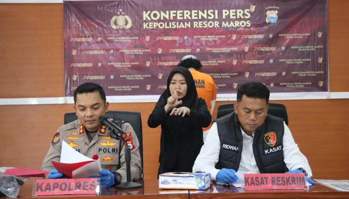 Polres Maros Bekuk Pelaku Pengerusakan di Masjid Syuhada 45, Kasus yang Sempat Resahkan Warga