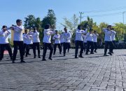 Kapolda Sulbar Gelar Pentas Senam Tabola-Bale, Soliditas Personel Semakin Kuat
