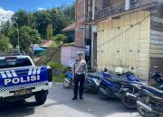 Patroli Satlantas Polres Mamasa di Tempat Ibadah Minggu, Ciptakan Kamseltibcarlantas yang Kondusif