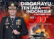 Kapolres Gowa Beserta Jajaran Ucapkan Dirgahayu ke-80 Tentara Nasional Indonesia