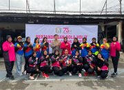 Bhayangkari Cabang Palopo Gelar Pertandingan Volly Sambut HKGB ke-73