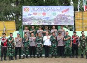 Momentum HUT ke-80 TNI, Kapolres Soppeng Perkuat Kebersamaan TNI–Polri