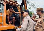 Kapolres Maros dan Bupati Maros Pantau Langsung Sosialisasi Penertiban Truk Tambang dan ODOL di Moncongloe