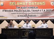 Polres Pinrang Terima Kunjungan Audit Kinerja dari Itwasda Polda Sulsel