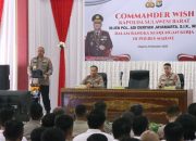Kunjungan Kerja Kapolda Sulbar Bersama Ketua Bhayangkari Daerah Sulbar Disambut Hangat di Mapolres Majene