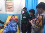 Respon Cepat Polsek Pamboang Datangi Lokasi Kecelakaan Lalu Lintas di Sirindu