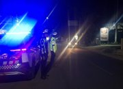 Patroli Malam Satlantas Polres Sinjai, Wujud Nyata Komitmen Ciptakan Kamseltibcarlantas dan Keamanan Wilayah.