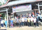 Kapolres Soppeng Beserta Anggota dan Bhayangkari Hadiri Senam Sehat HUT TNI ke-80