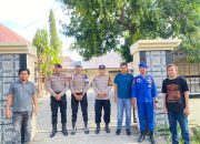 Polres Majene Gelar Patroli dan Pengamanan Ibadah Minggu di Sejumlah Gereja