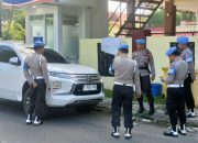 Tingkatkan Kedisiplinan, Propam Polres Barru Periksa Kendaraan Personil