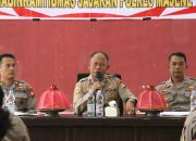 Gelar Anev Tugas Bhabinkamtibmas, Wakapolres Majene Dorong Peningkatan Kinerja dan Kesuksesan Program Ketahanan Pangan