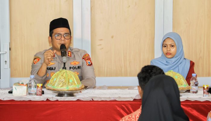 Kapolres Barru Terima Kunjungan Peserta Darul Arqam Madya Ikatan Mahasiswa Muhammadiyah