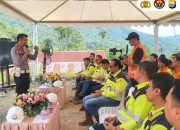 Polantas Menyapa: Satlantas Polres Luwu Tanamkan Budaya Safety Riding di PT Masmindo