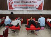 Hari Ulang Tahun Humas Polri, Polres Luwu Timur Gelar Donor Darah