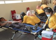 Sambut Hari Jadi ke-74 Humas Polri, Polres Toraja Utara Gelar Bakti Kesehataan Donor Darah