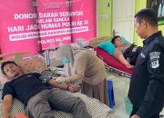 Polres Majene Gelar Donor Darah Peringati HUT Humas Polri ke-74