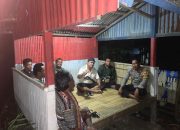 Patroli Siskamling, Polsek Banggae Sambangi Sejumlah Pos Kamling di Wilayah Hukumnya