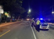 Patroli Blue Light Satlantas Polres Majene, Antisipasi Balap Liar dan Pelanggaran Lalu Lintas di Jalur Trans Sulawesi