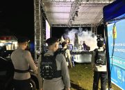 Patroli Dialogis Samapta Polres Majene Sasar Kawasan Pelabuhan dan Stadion Prasamya Mandar