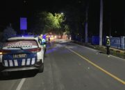 Sat Lantas Polres Majene Gelar Patroli Blue Light Antisipasi Balap Liar dan Pelanggaran Lalu Lintas