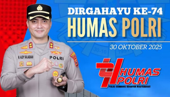 Polres Gowa Ucapkan Dirgahayu ke-74 Humas Polri: Polisi Humanis, Sahabat Masyarakat