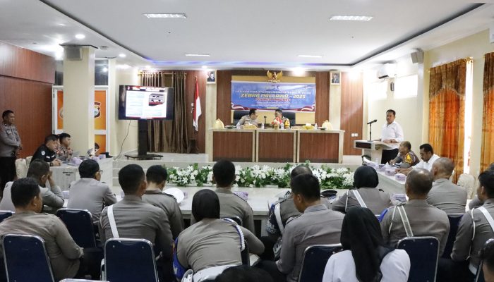 Polres Pangkep Gelar Latpra Ops Zebra Pallawa 2025 untuk Matangkan Kesiapan Personel