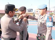 Wakapolres Sidrap Pimpin Upacara Penerimaan Siswa Latja SPN Polda Sulsel