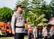 Polda Sulbar Gelar Apel Siaga Bencana, Antisipasi Dini Dampak Hidrometeorologi