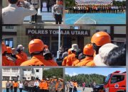 Intensitas Curah Hujan Meningkat, Polres Toraja Utara Gelar Apel Kesiapan Tanggap Darurat Bencana